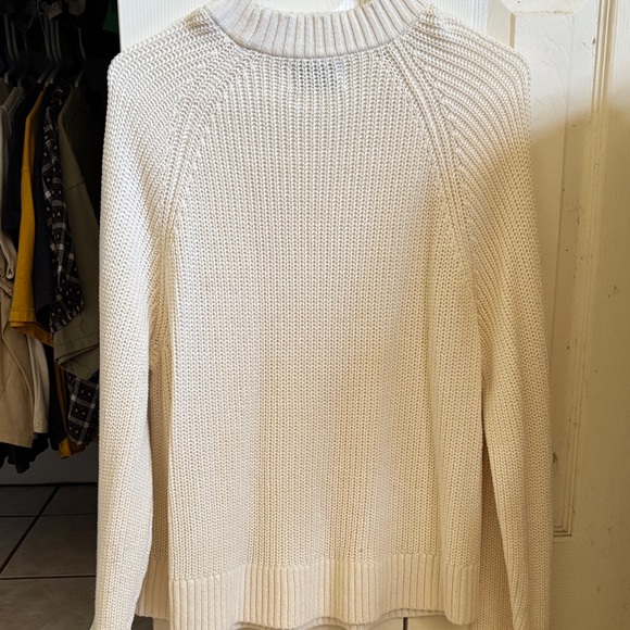 NWT Cream Textured Knit Sweater - Picture 2 of 7